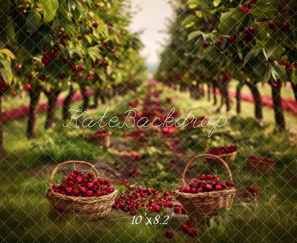Kate Cherry Orchard Summer Backdrop Designed by Mini MakeBelieve - Kate Backdrop AU