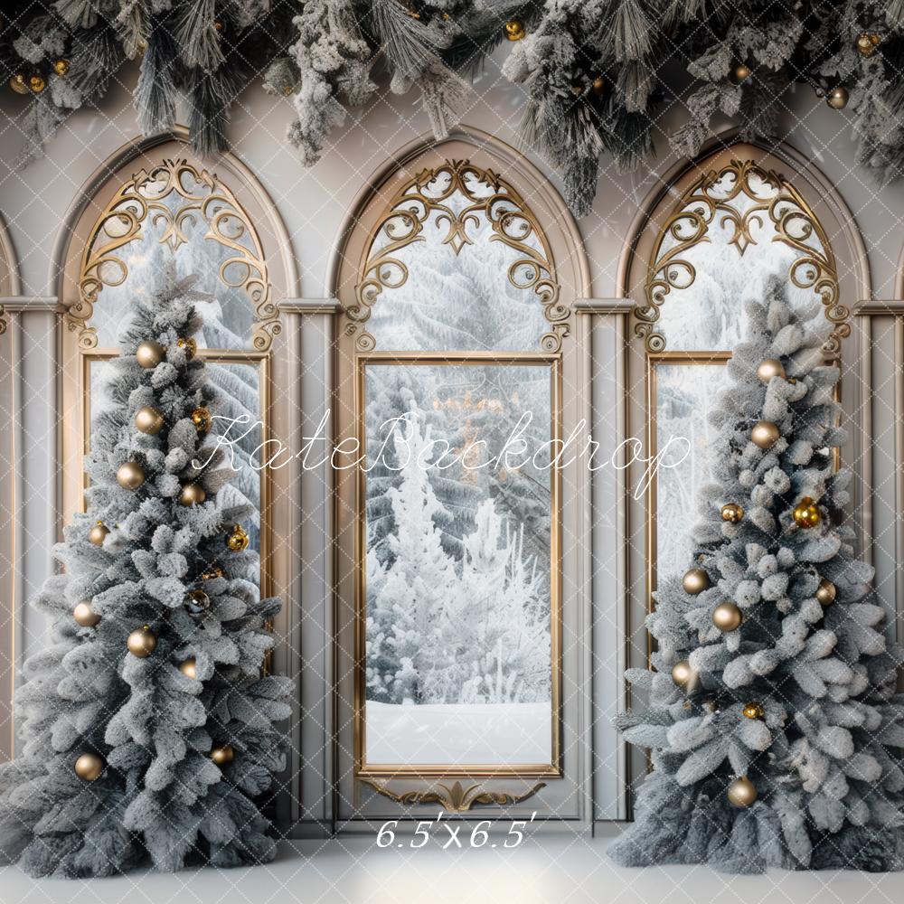 Kate Frosted Arch Windows Backdrop Designed by Mini MakeBelieve - Kate Backdrop AU