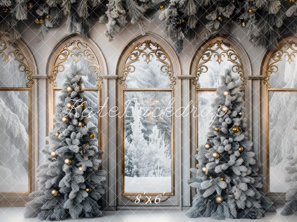 Kate Frosted Arch Windows Backdrop Designed by Mini MakeBelieve - Kate Backdrop AU