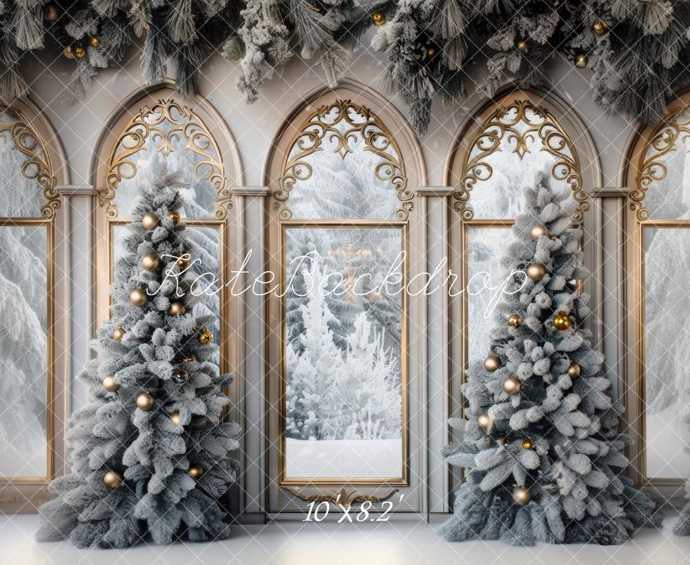 Kate Frosted Arch Windows Backdrop Designed by Mini MakeBelieve - Kate Backdrop AU