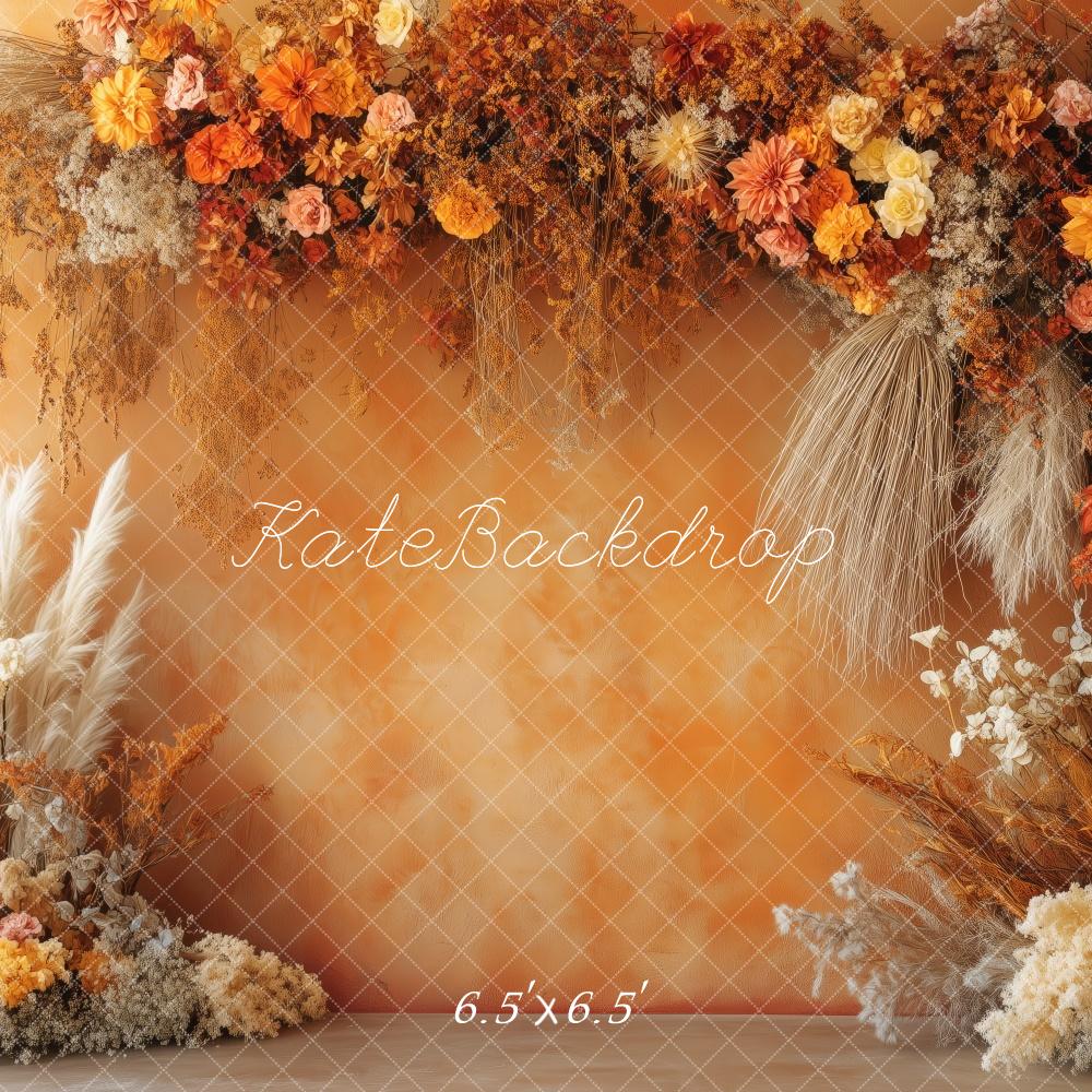 Kate Fall Floral Boho Backdrop Designed by Patty Robert - Kate Backdrop AU