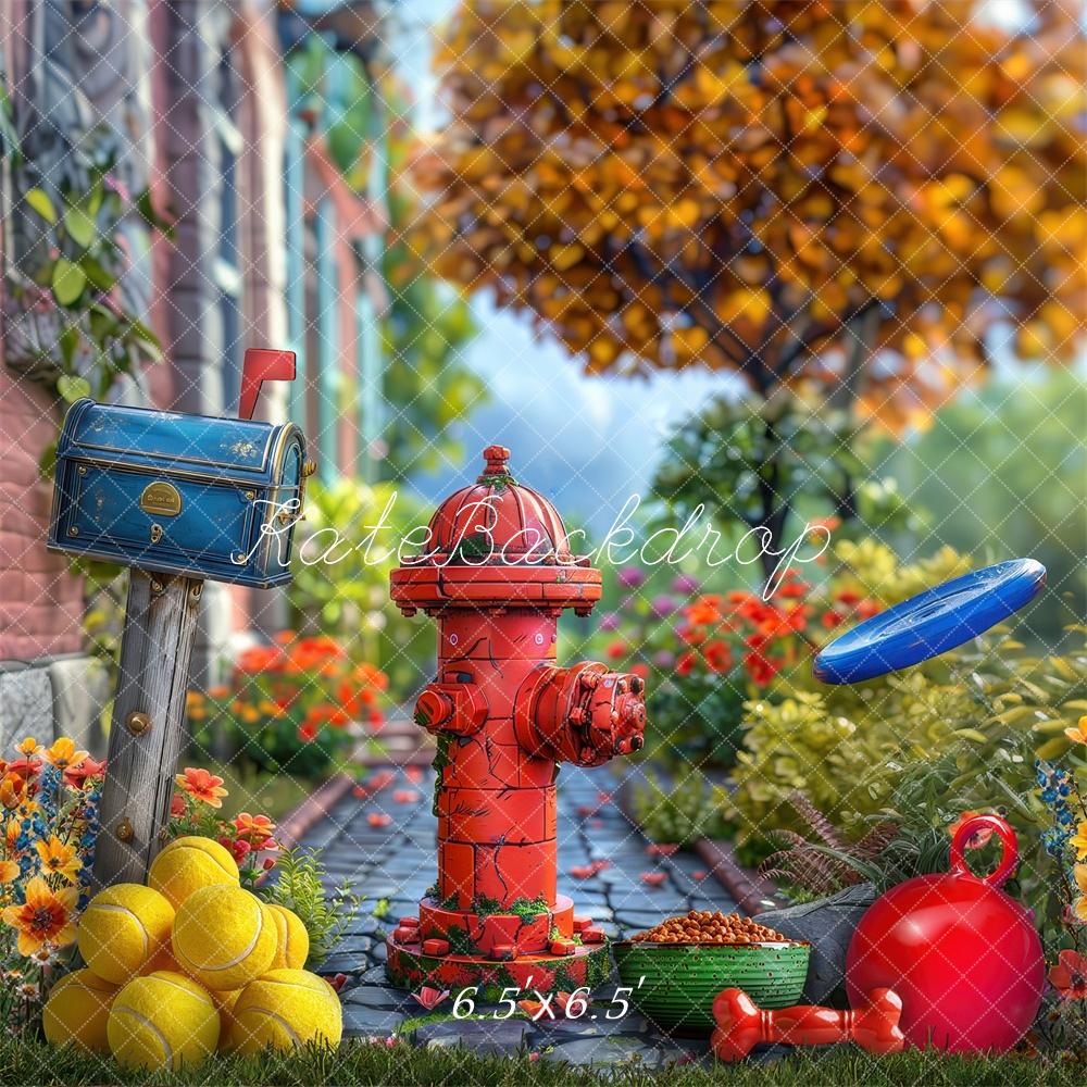 Kate Doggy Fun Times Backdrop Designed by Laura Bybee - Kate Backdrop AU