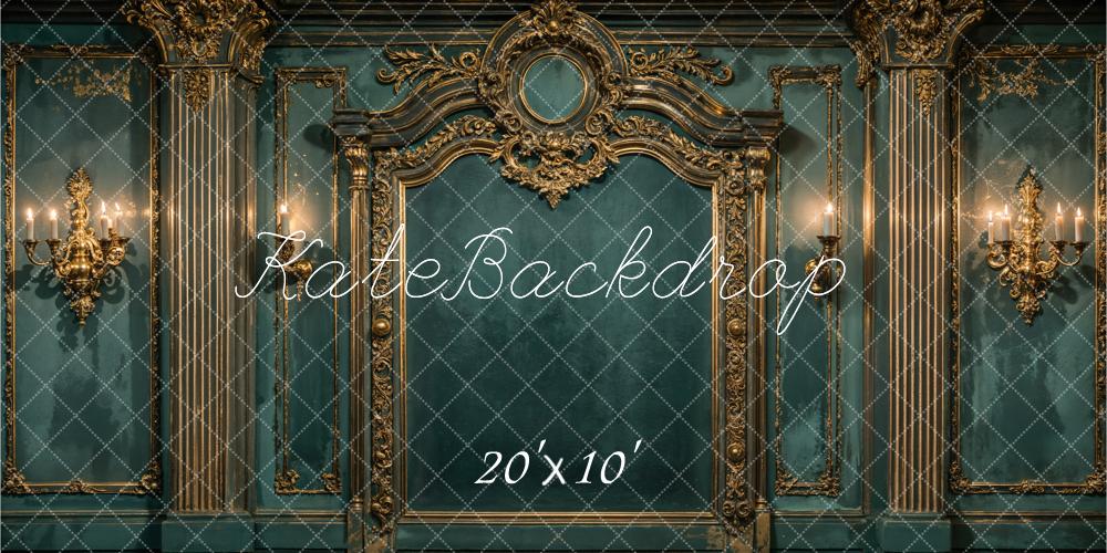 Kate Green Vintage Ornate Wall Backdrop Designed by Emetselch - Kate Backdrop AU