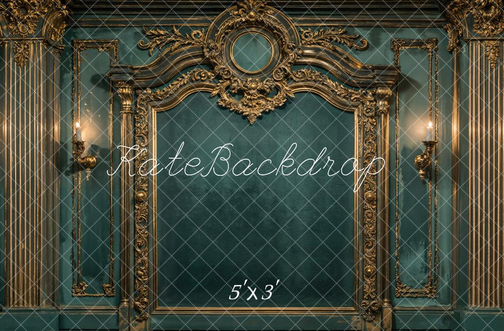Kate Green Vintage Ornate Wall Backdrop Designed by Emetselch - Kate Backdrop AU