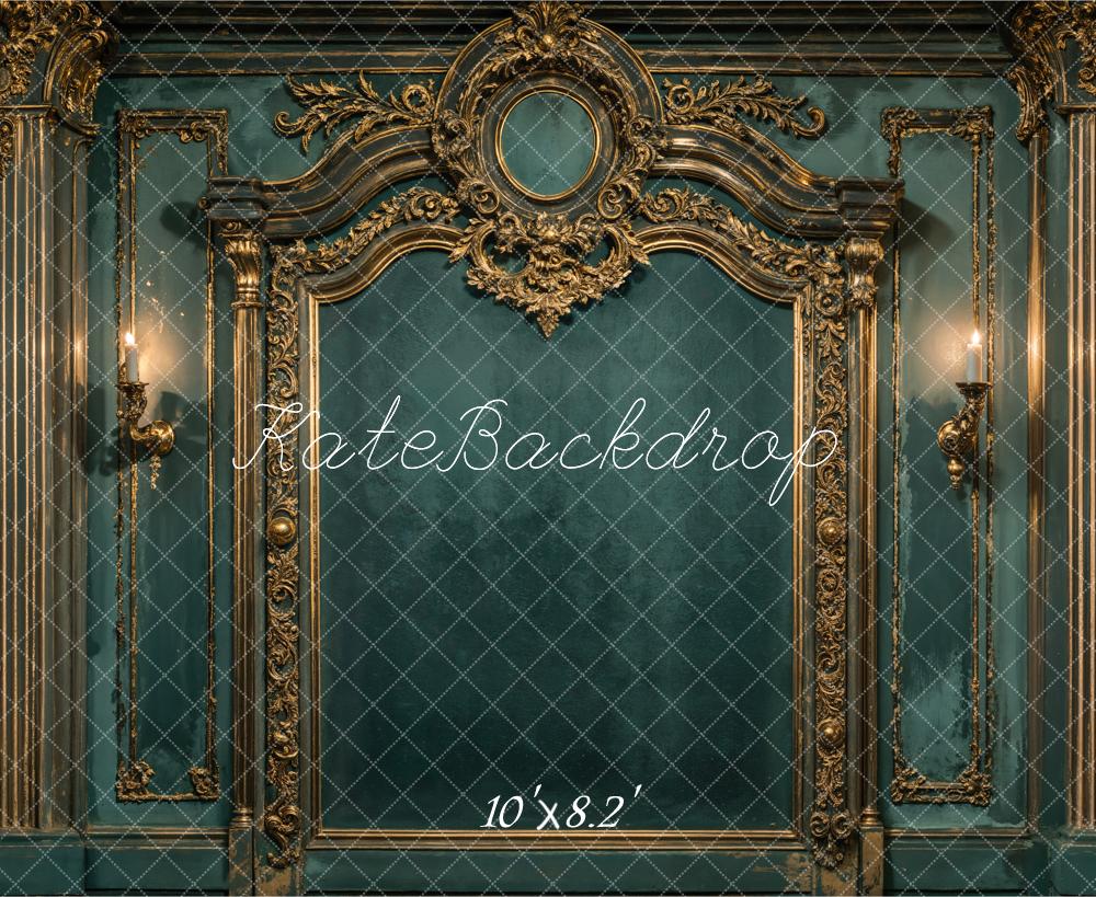 Kate Green Vintage Ornate Wall Backdrop Designed by Emetselch - Kate Backdrop AU
