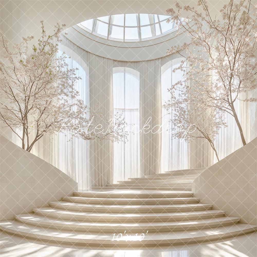 Kate Headshots White Fancy Arch Backdrop Designed by Mini MakeBelieve - Kate Backdrop AU