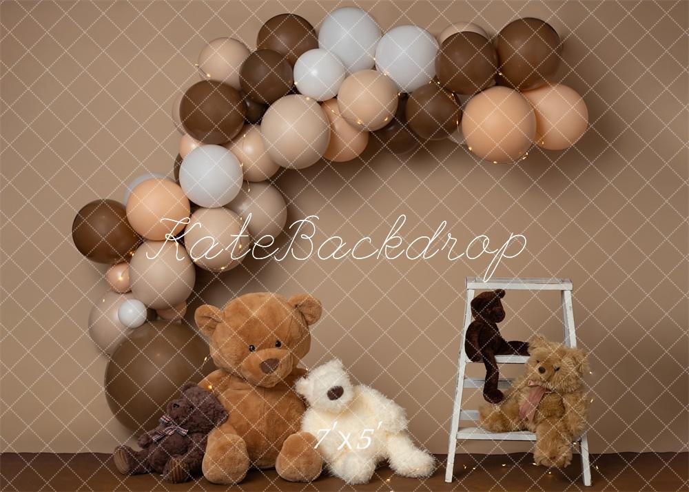 Kate Teddy Bear Neutral Backdrop Designed By Erin Larkins - Kate Backdrop AU