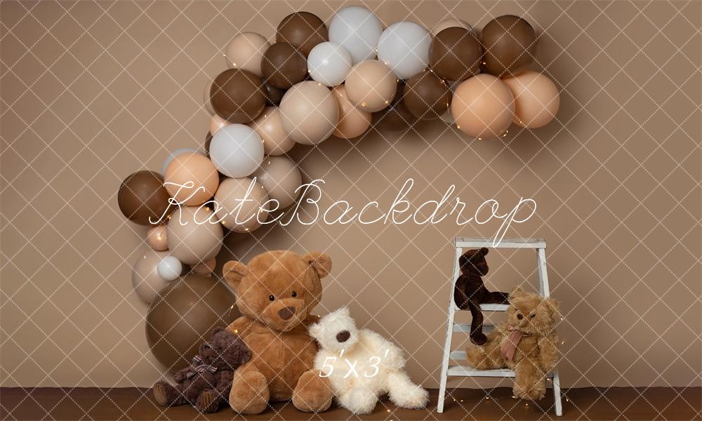 Kate Teddy Bear Neutral Backdrop Designed By Erin Larkins - Kate Backdrop AU