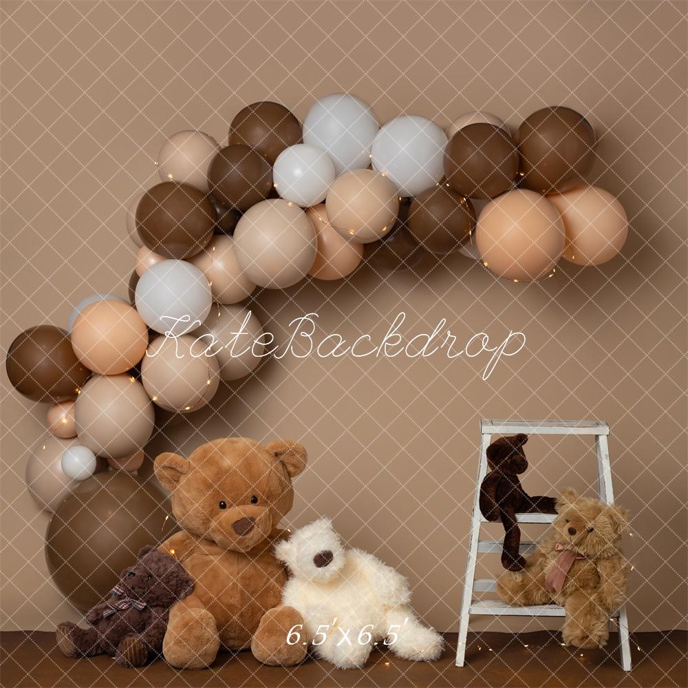 Kate Teddy Bear Neutral Backdrop Designed By Erin Larkins - Kate Backdrop AU