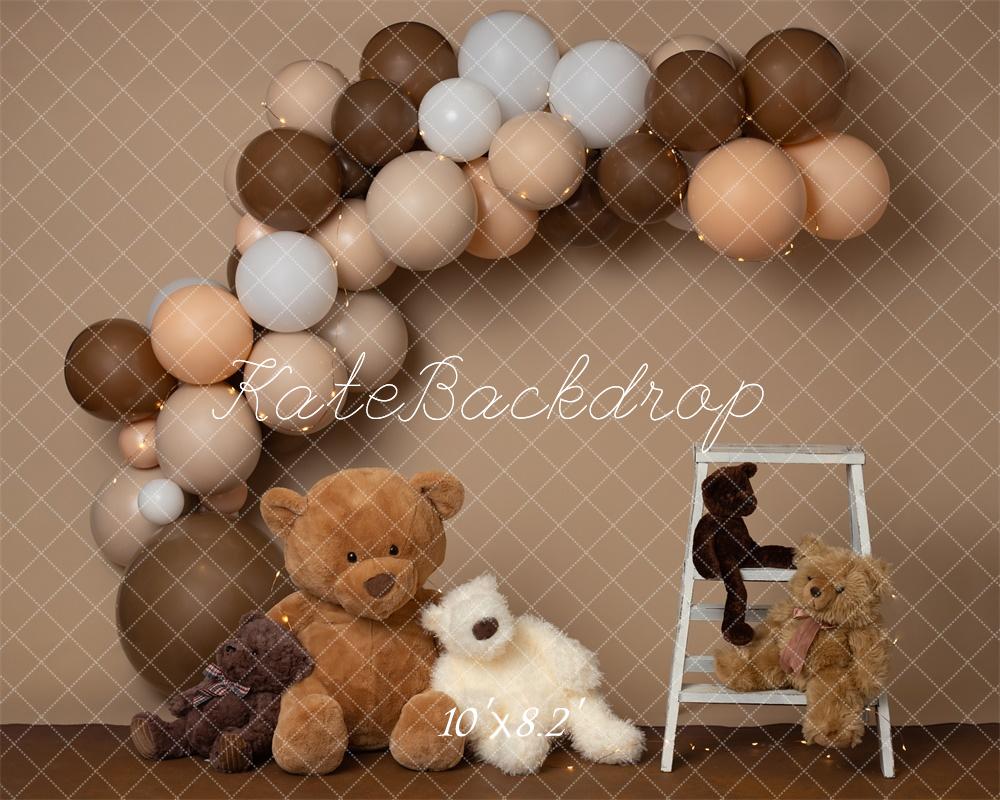 Kate Teddy Bear Neutral Backdrop Designed By Erin Larkins - Kate Backdrop AU