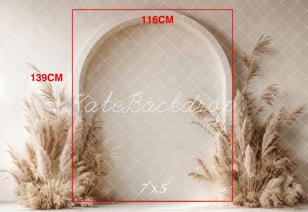 Kate Boho Arch Pampas Grass Backdrop Designed by Emetselch - Kate Backdrop AU