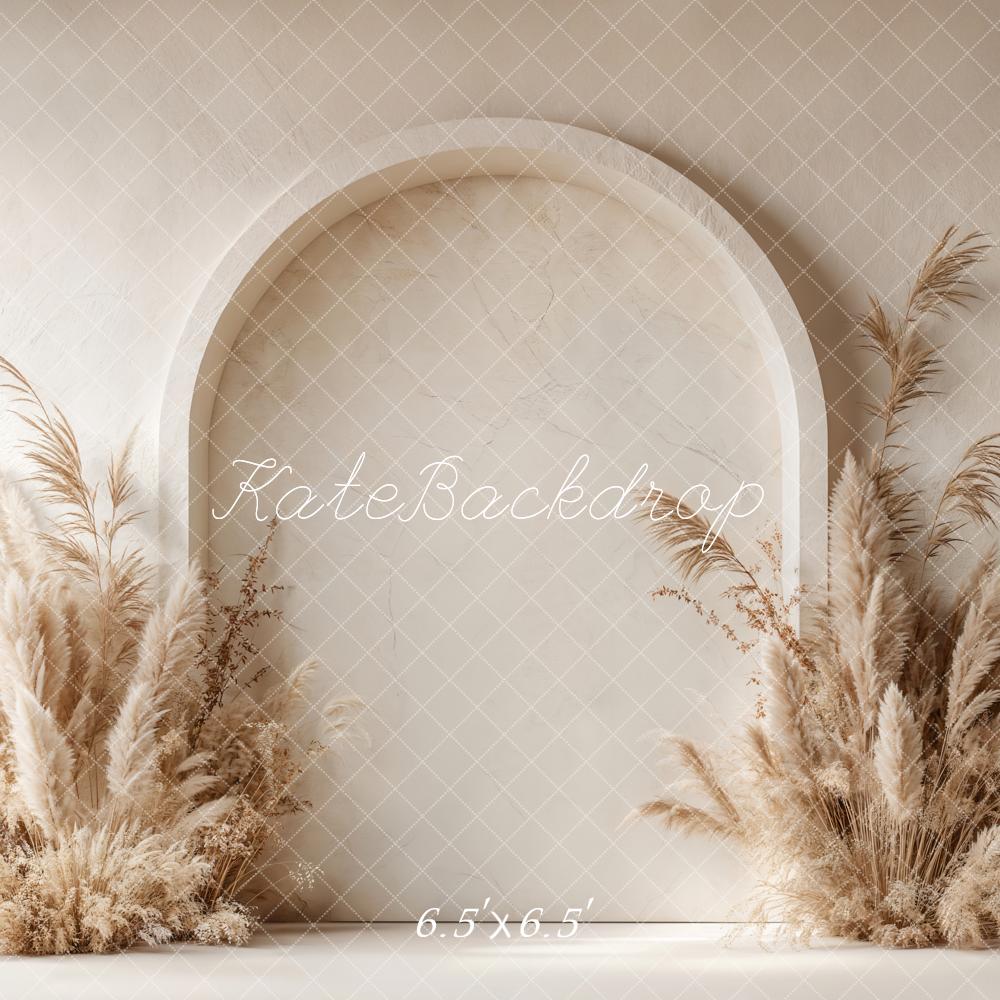 Kate Boho Arch Pampas Grass Backdrop Designed by Emetselch - Kate Backdrop AU