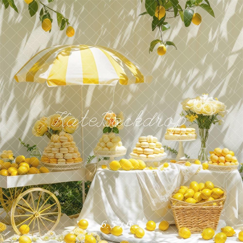 Kate Sunshine Lemon Cart Backdrop Designed by Mini MakeBelieve - Kate Backdrop AU
