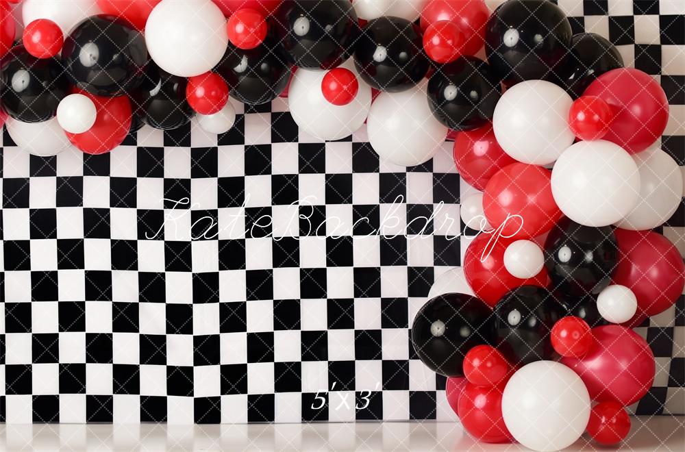Kate Racing Balloons Backdrop for Photography - Kate Backdrop AU