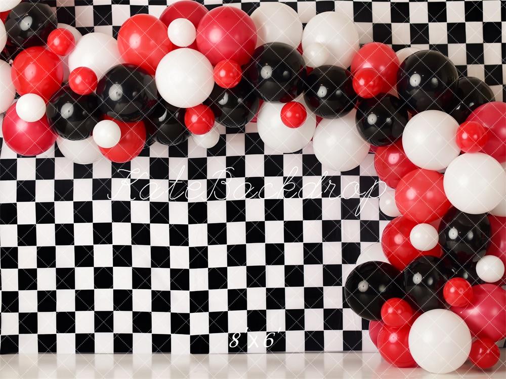 Kate Racing Balloons Backdrop for Photography - Kate Backdrop AU