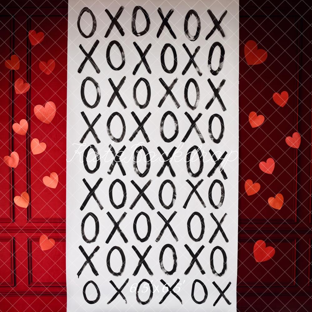 Kate Valentines Xoxo Scroll Backdrop Designed by Mandy Ringe Photography - Kate Backdrop AU