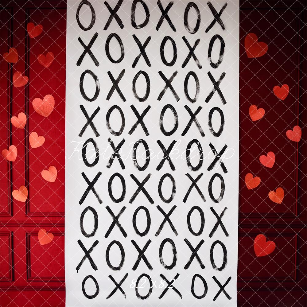 Kate Valentines Xoxo Scroll Backdrop Designed by Mandy Ringe Photography - Kate Backdrop AU