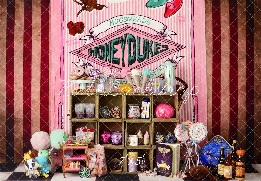 Kate Wizard Candy Shop Backdrop Designed by Mandy Ringe Photography - Kate Backdrop AU