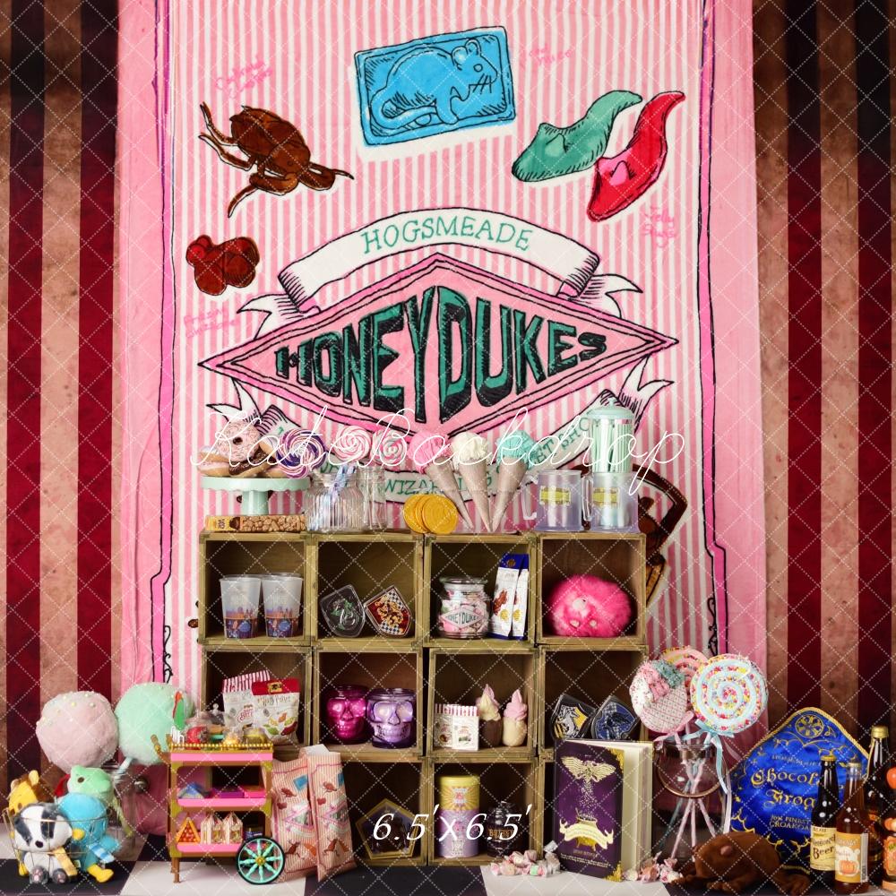 Kate Wizard Candy Shop Backdrop Designed by Mandy Ringe Photography - Kate Backdrop AU