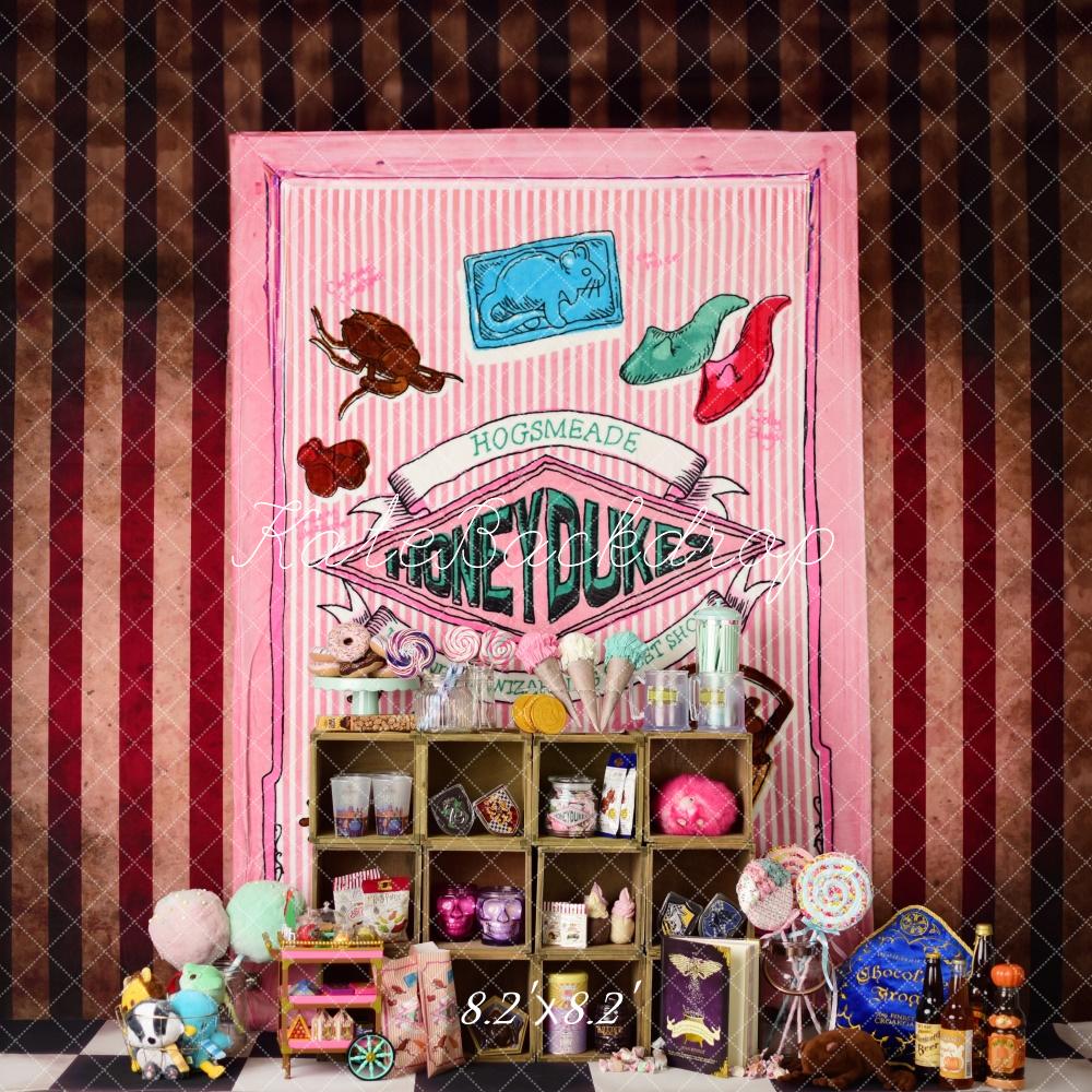 Kate Wizard Candy Shop Backdrop Designed by Mandy Ringe Photography - Kate Backdrop AU