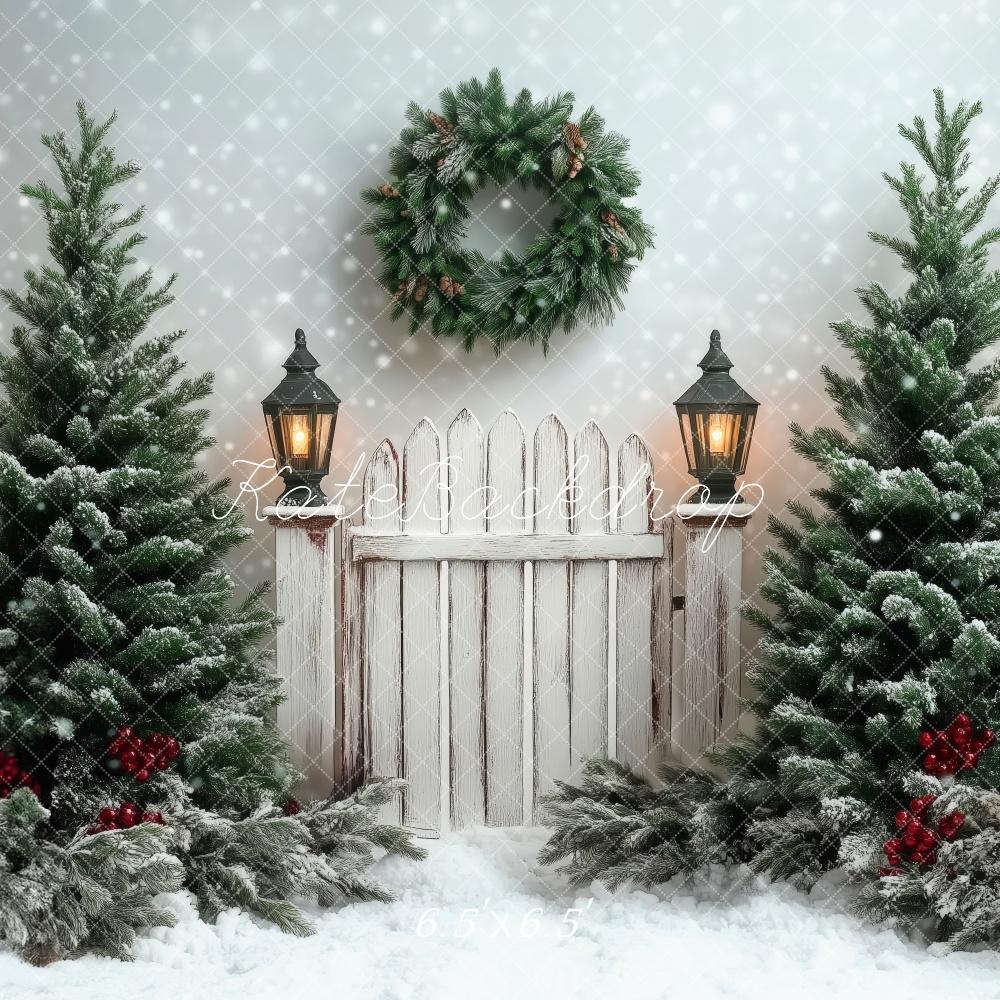 Kate Christmas Winter Scene Backdrop Designed by Patty Robert - Kate Backdrop AU