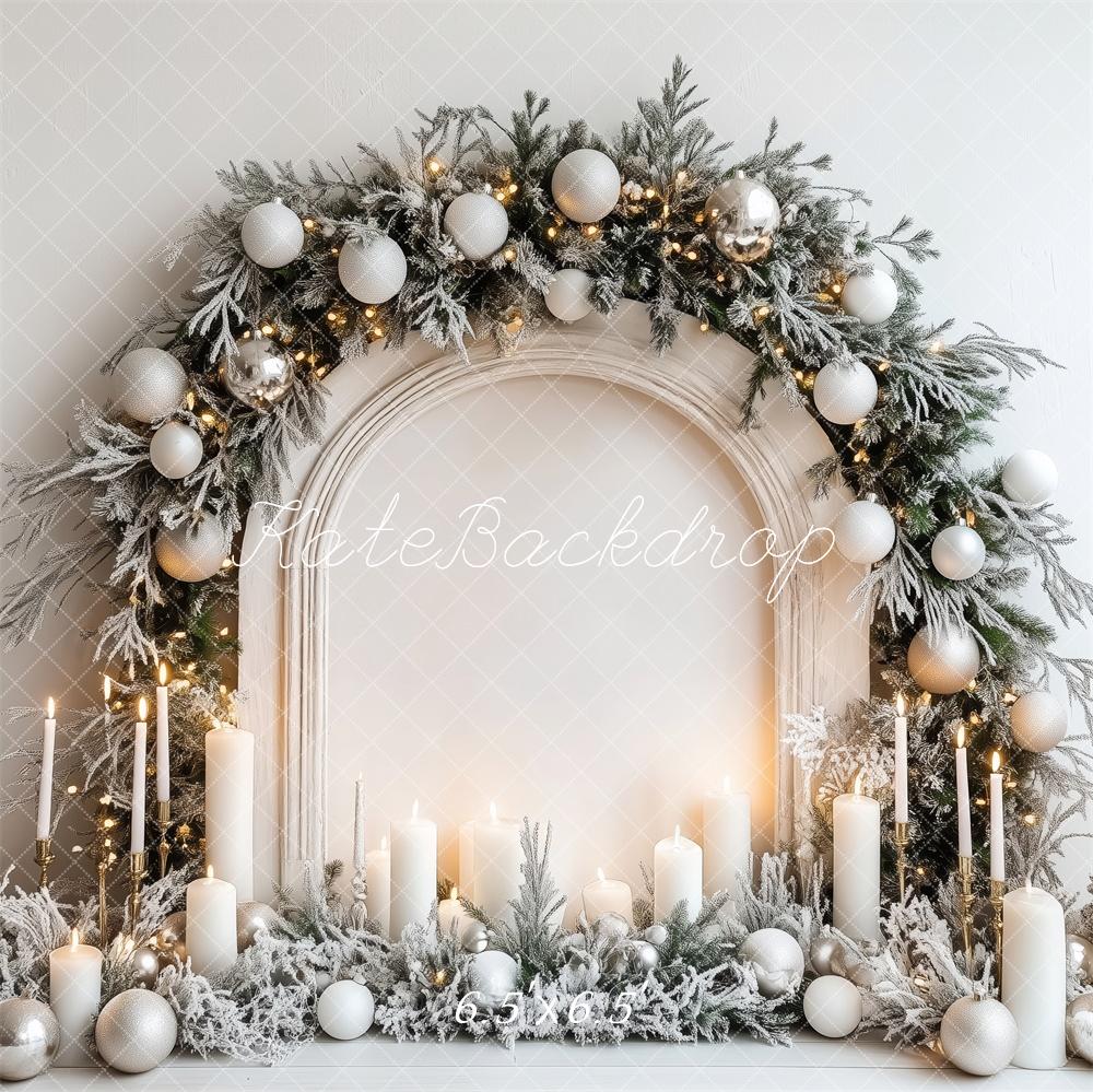 Kate Christmas Wonderland Candlelight Arch Backdrop Designed by Patty Robert - Kate Backdrop AU