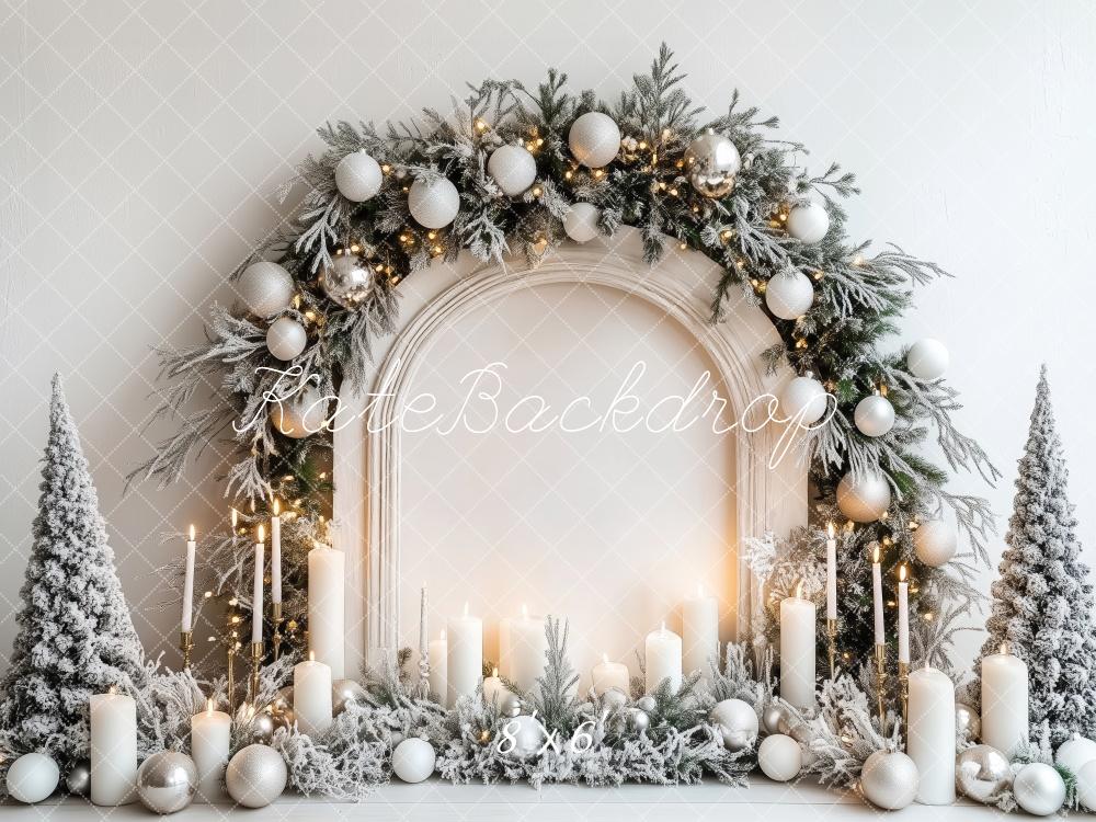 Kate Christmas Wonderland Candlelight Arch Backdrop Designed by Patty Robert - Kate Backdrop AU