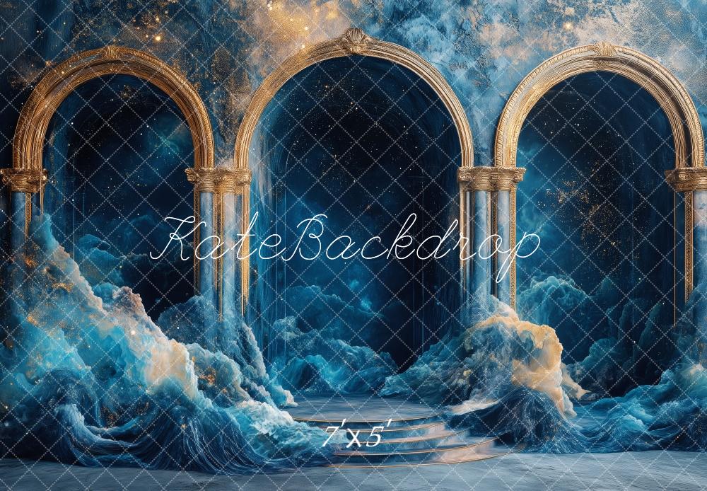 Kate Ocean Fantasy Arches Backdrop Designed by Patty Robert - Kate Backdrop AU