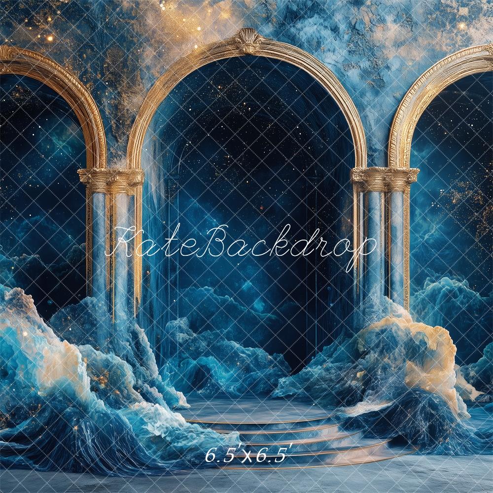 Kate Ocean Fantasy Arches Backdrop Designed by Patty Robert - Kate Backdrop AU