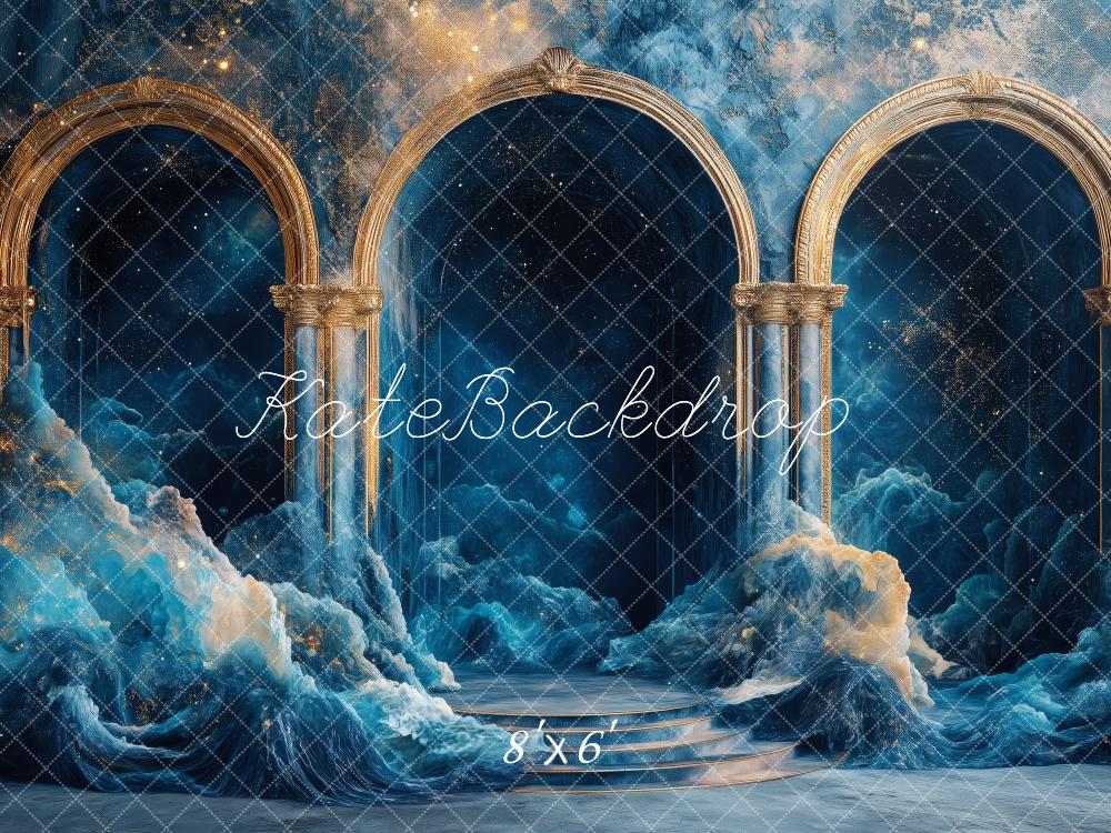 Kate Ocean Fantasy Arches Backdrop Designed by Patty Robert - Kate Backdrop AU