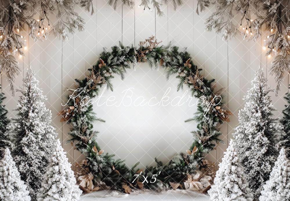 Kate Simple Christmas Wreath Backdrop Designed by Patty Roberts - Kate Backdrop AU