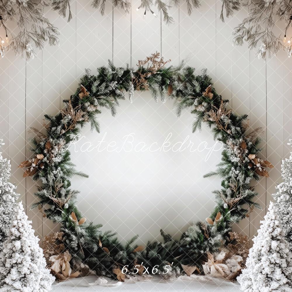 Kate Simple Christmas Wreath Backdrop Designed by Patty Roberts - Kate Backdrop AU