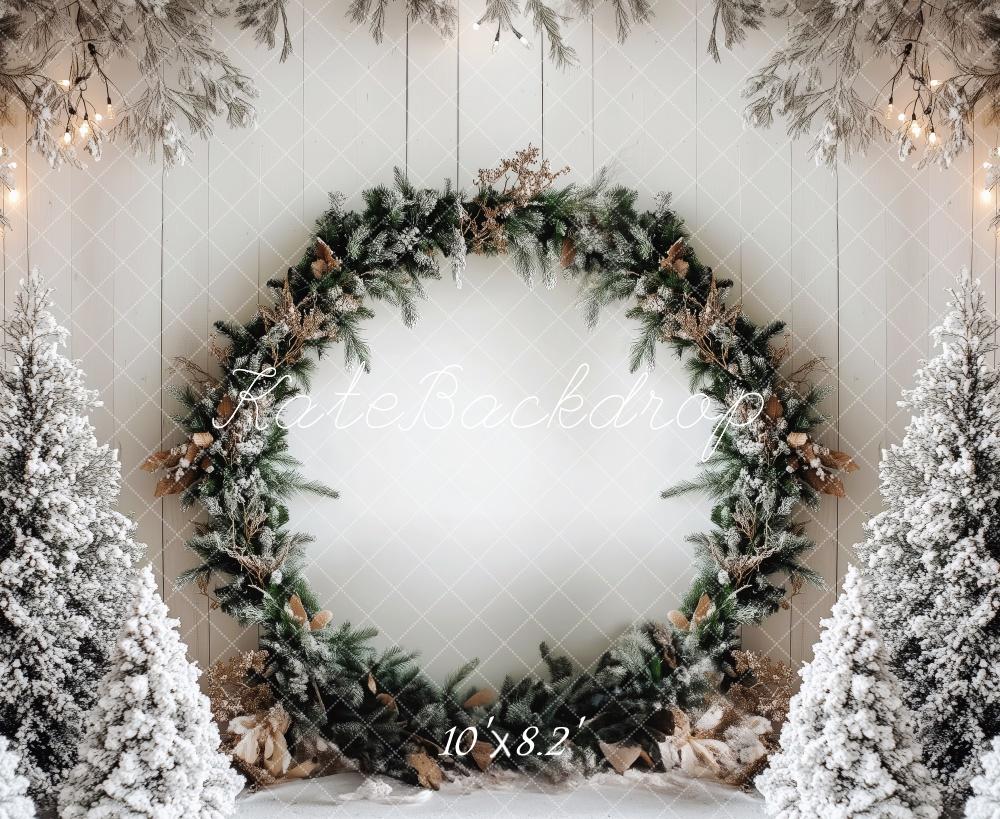 Kate Simple Christmas Wreath Backdrop Designed by Patty Roberts - Kate Backdrop AU