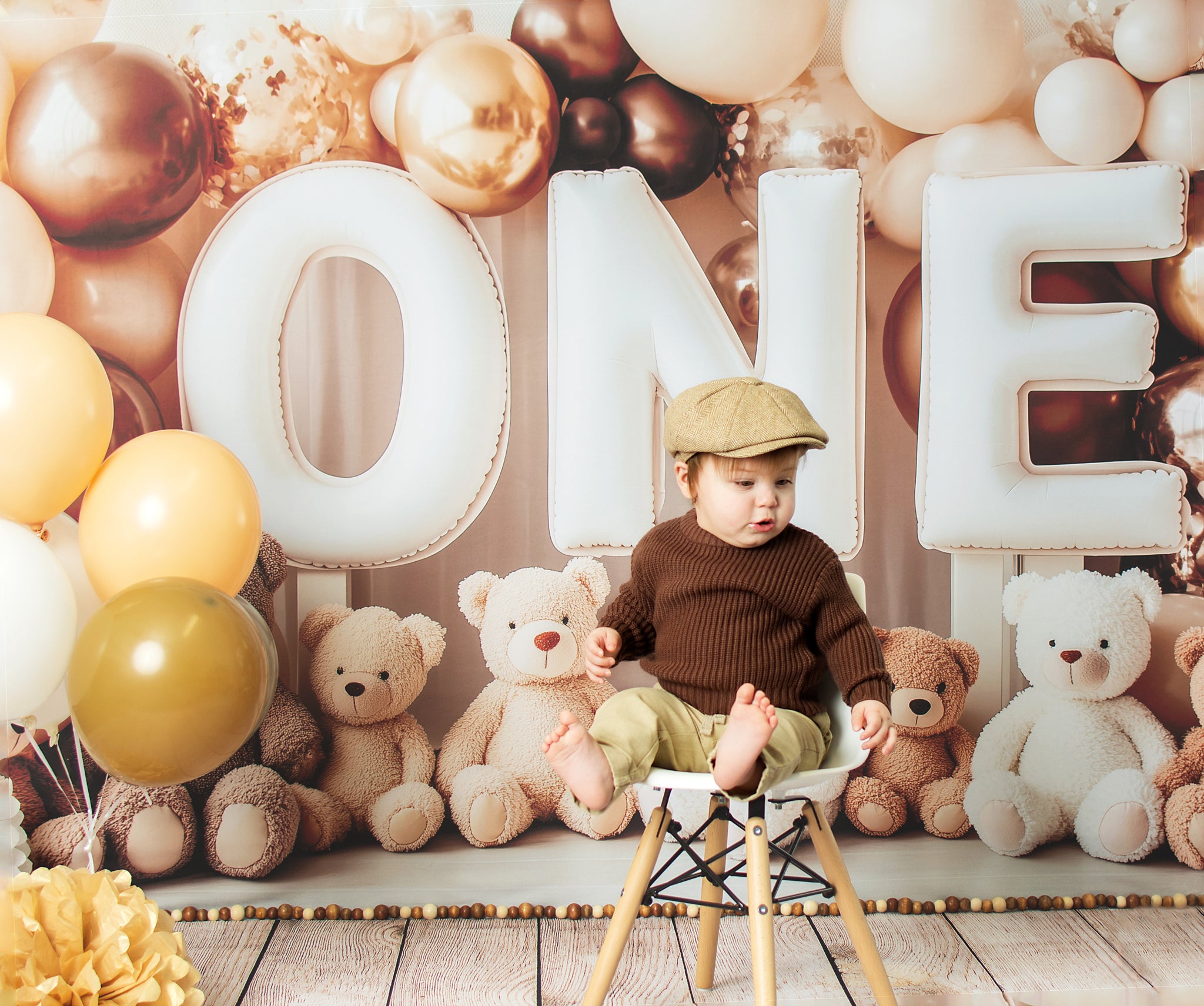 Kate Smash Cake Bears Backdrop Designed by Patty Roberts