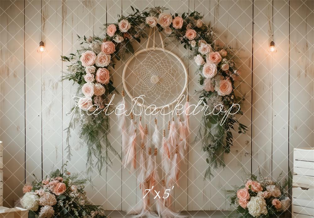 Kate Vintage Dreamcatcher Backdrop Spring Boho Designed by Patty Robert - Kate Backdrop AU