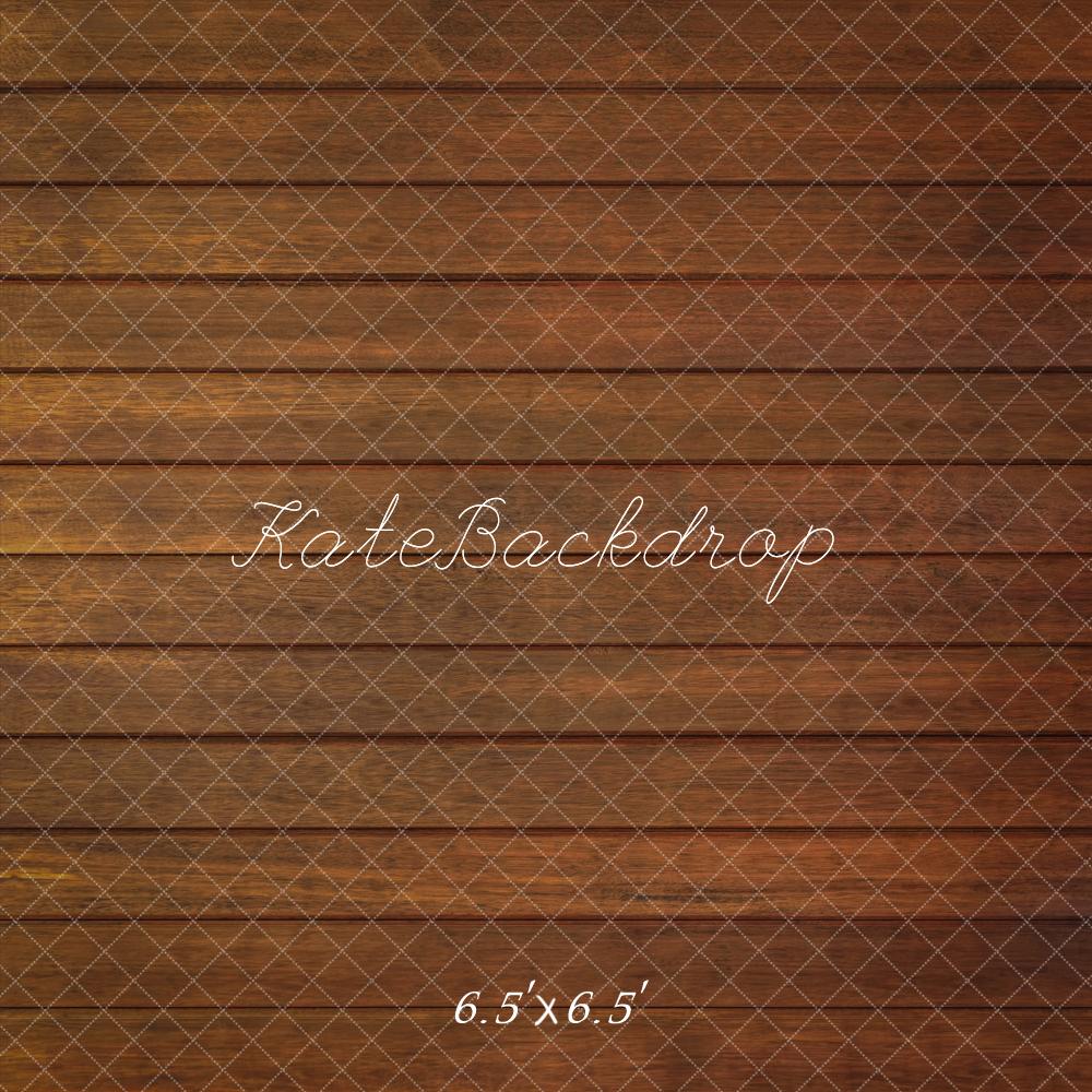 Kate Brown Wooden Wall Floor Backdrop Designed by Kate Image - Kate Backdrop AU