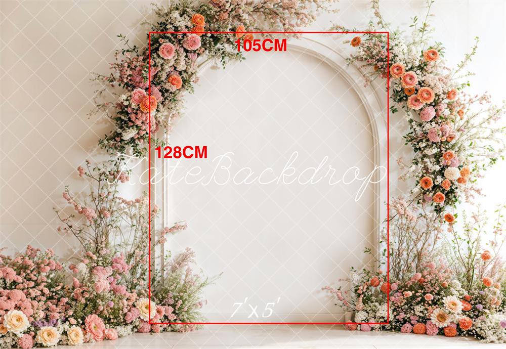 Kate Spring Floral Arch Backdrop Wedding Mother's Day Designed by Emetselch - Kate Backdrop AU