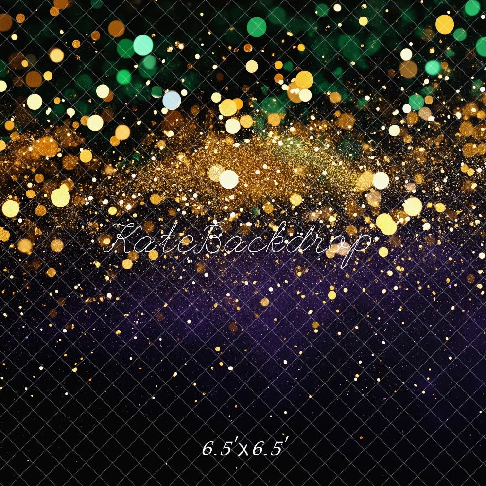 Kate Mardi Gras Carnival Backdrop Bokeh Designed by Patty Roberts - Kate Backdrop AU