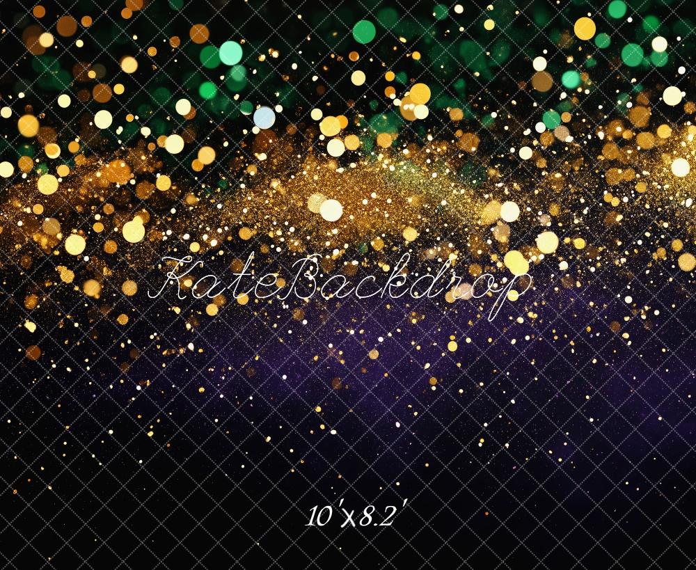 Kate Mardi Gras Carnival Backdrop Bokeh Designed by Patty Roberts - Kate Backdrop AU