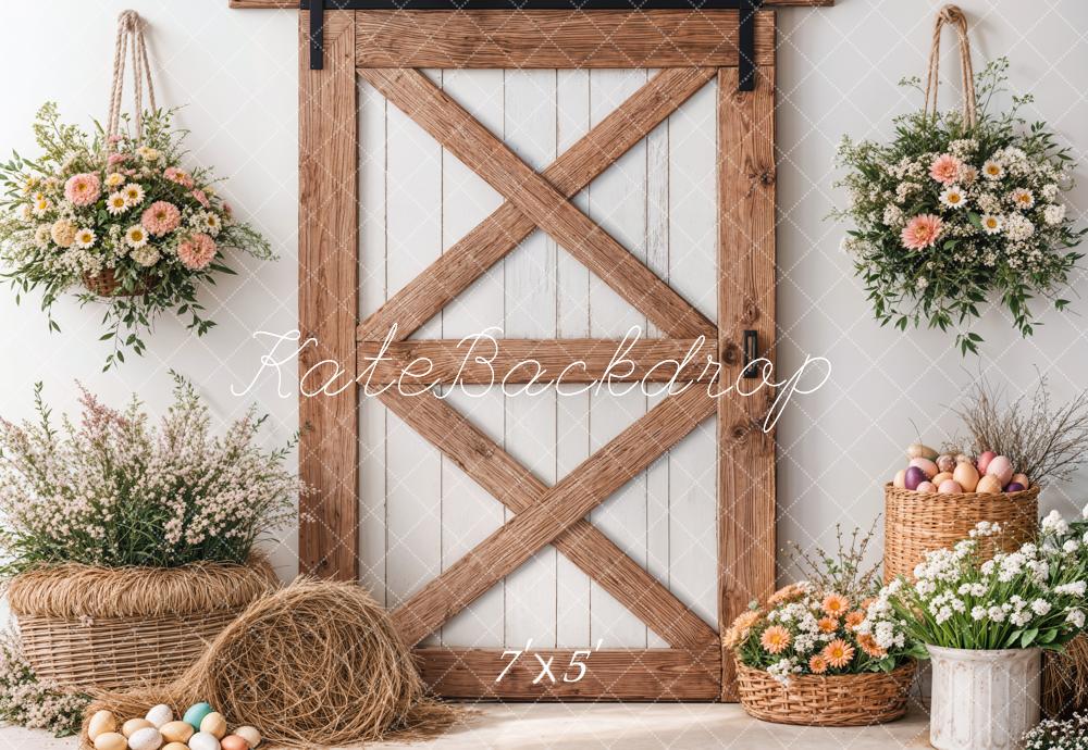 Kate Spring Easter Egg Flower Backdrop Designed by Emetselch - Kate Backdrop AU