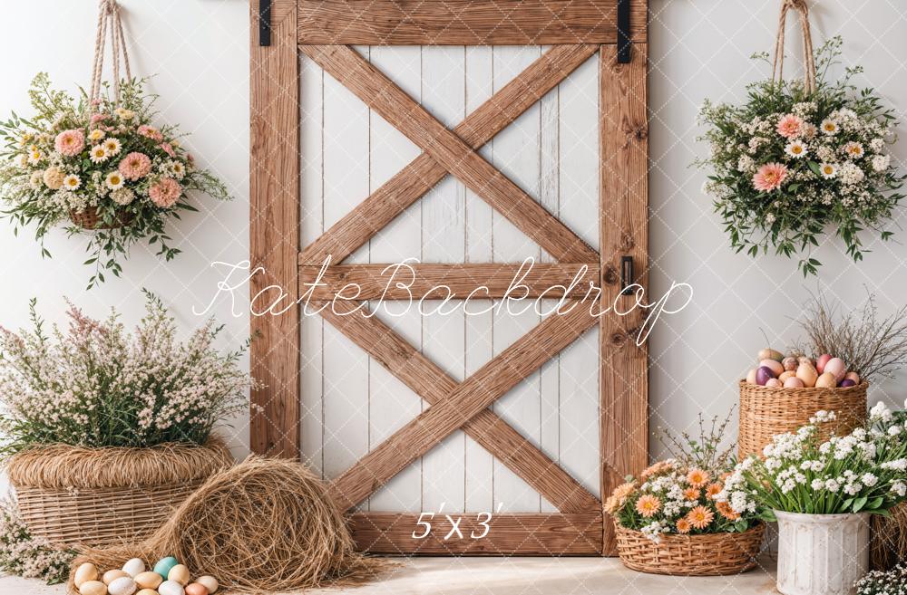 Kate Spring Easter Egg Flower Backdrop Designed by Emetselch - Kate Backdrop AU