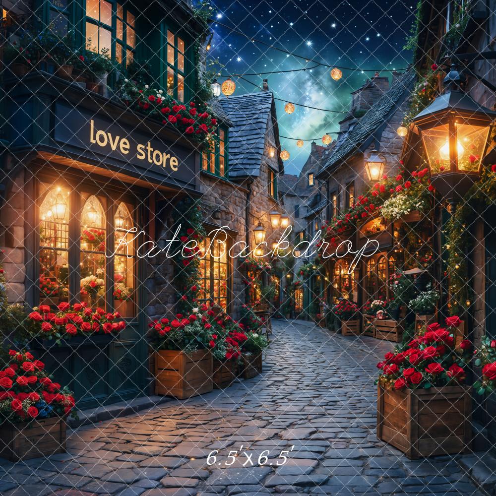 Kate Valentine Street Love Store Backdrop Designed by Chain Photography - Kate Backdrop AU