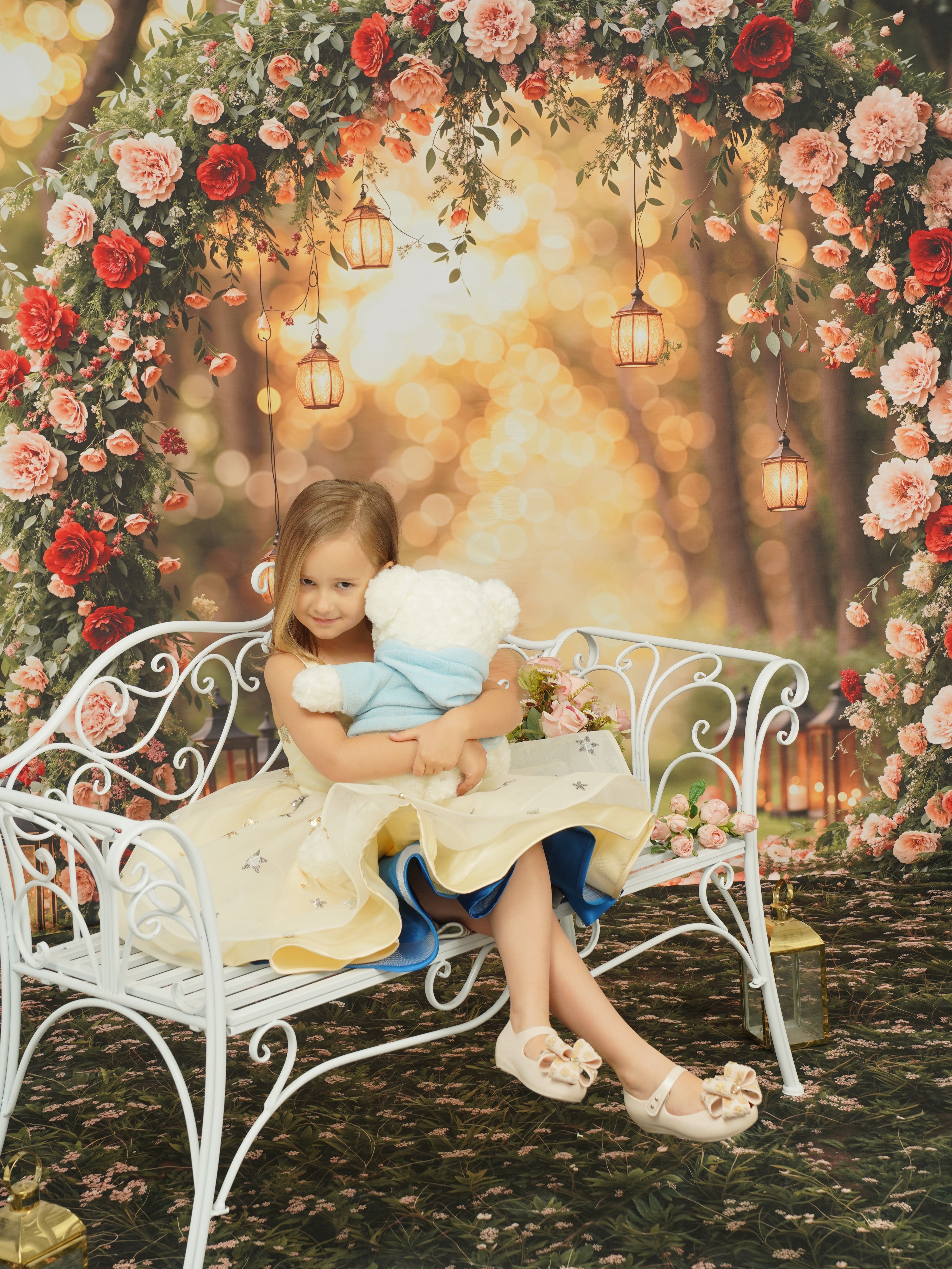 Kate Flower Arch Backdrop Valentine's Day Wedding Spring Designed by Emetselch - Kate Backdrop AU