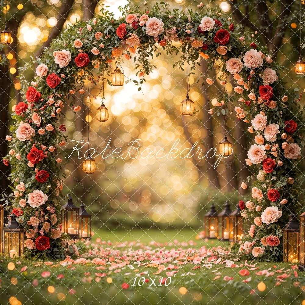 Kate Flower Arch Backdrop Valentine's Day Wedding Spring Designed by Emetselch - Kate Backdrop AU