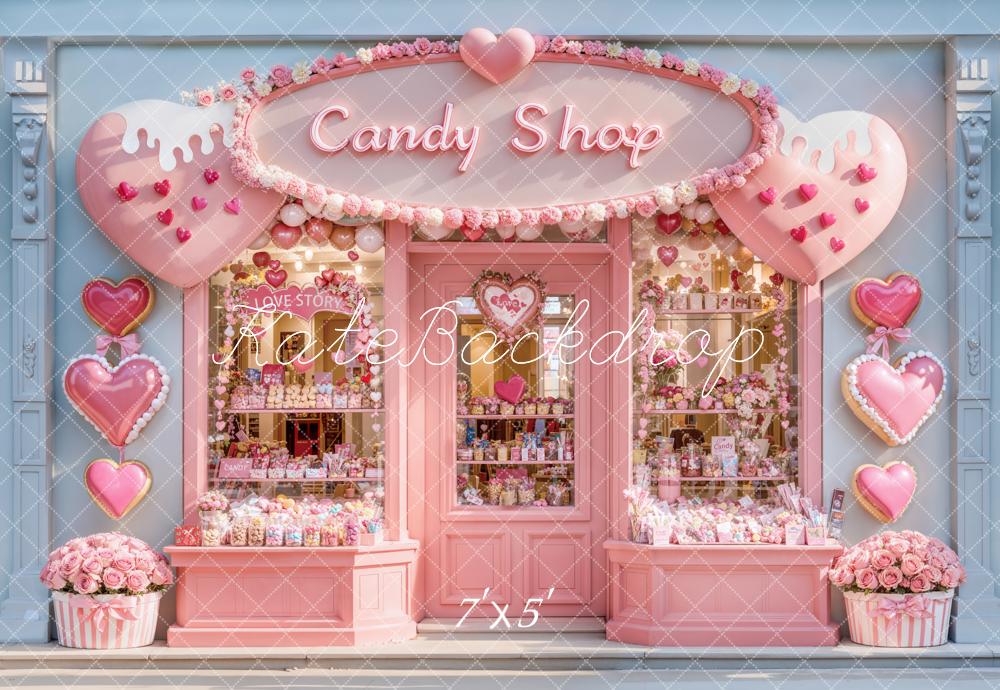 Kate Pink Candy Shop Backdrop Designed by Emetselch - Kate Backdrop AU