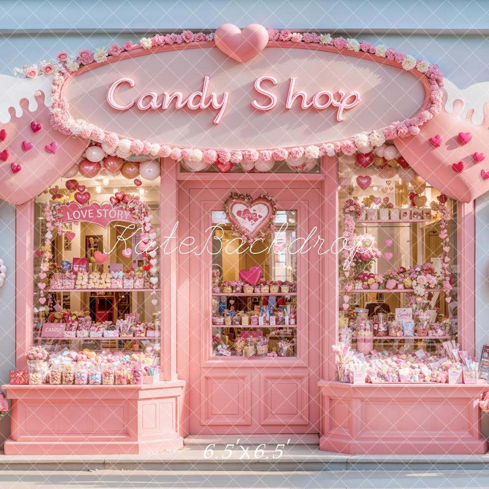 Kate Pink Candy Shop Backdrop Designed by Emetselch - Kate Backdrop AU