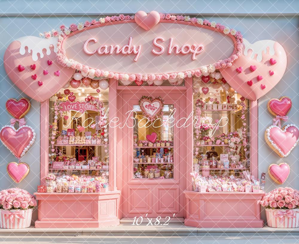 Kate Pink Candy Shop Backdrop Designed by Emetselch - Kate Backdrop AU