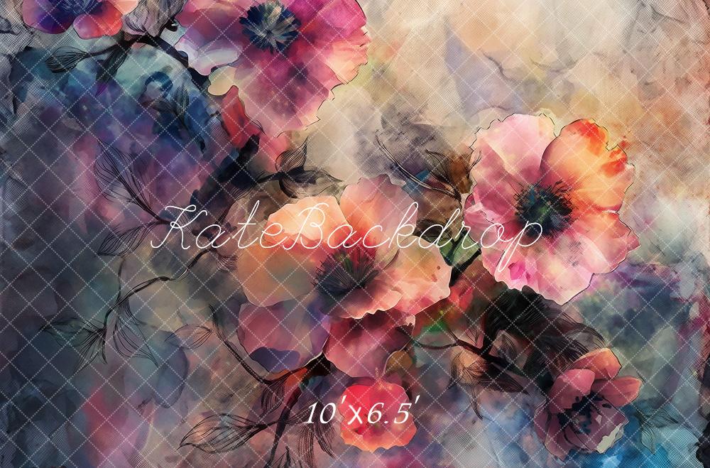 Kate Floral Fine Art Backdrop Designed by Kerry Anderson - Kate Backdrop AU