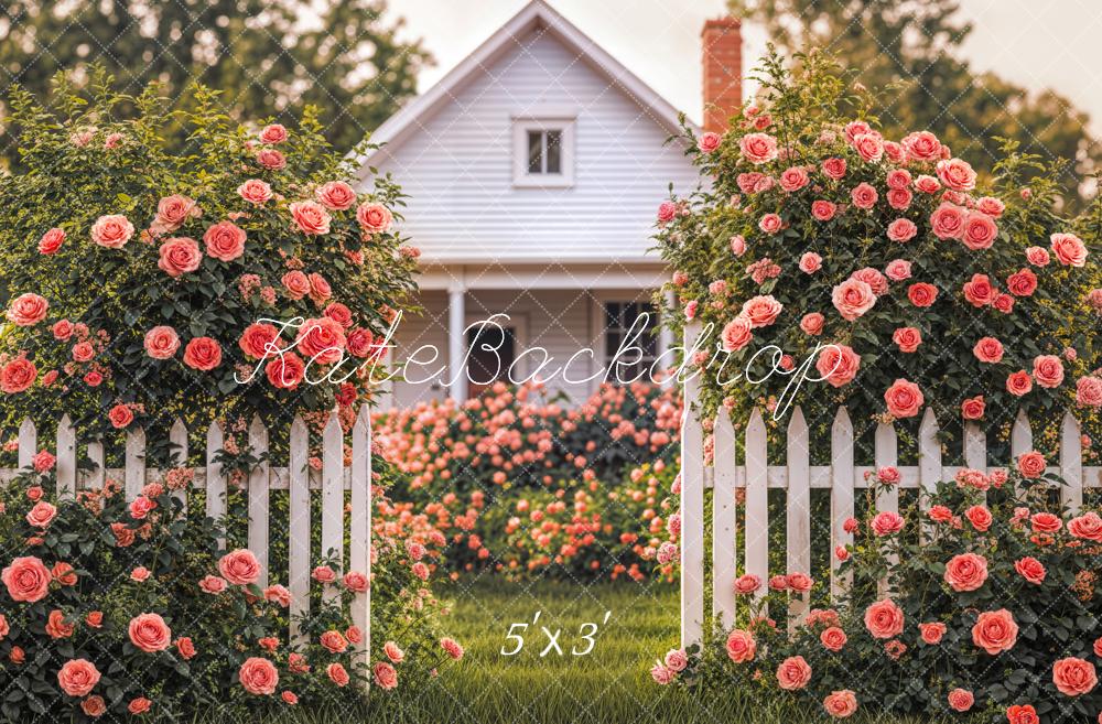 Kate Spring Flowers Villa Backdrop Designed by Emetselch - Kate Backdrop AU