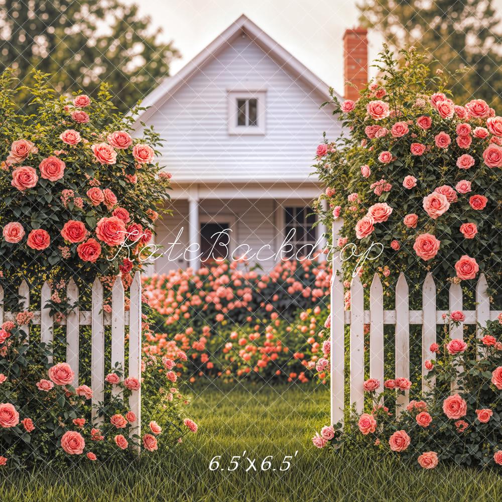 Kate Spring Flowers Villa Backdrop Designed by Emetselch - Kate Backdrop AU